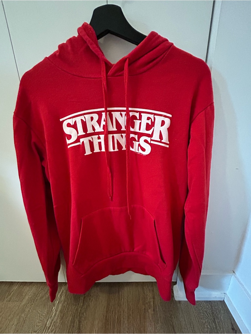 Red Stranger Things Graphic Hoodie -